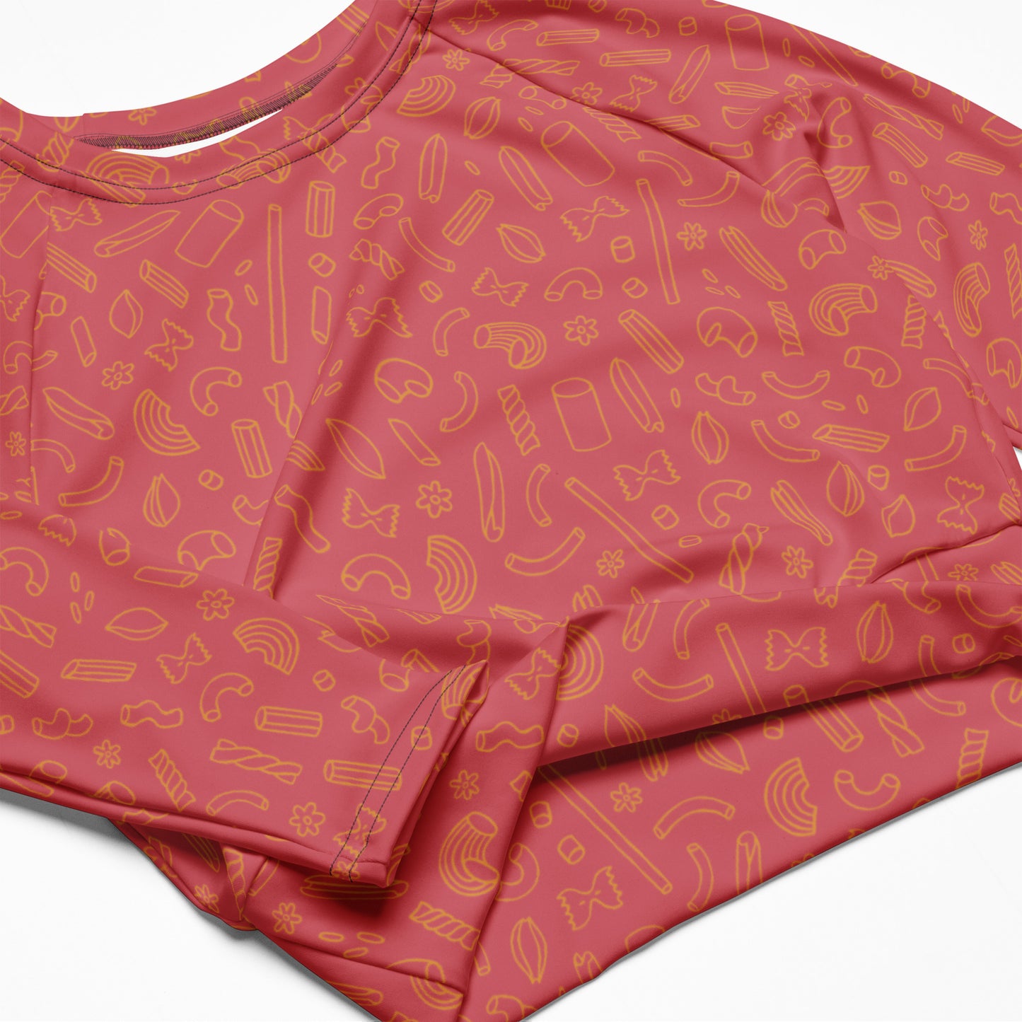 Noodle Recycled long-sleeve crop top Carbaret