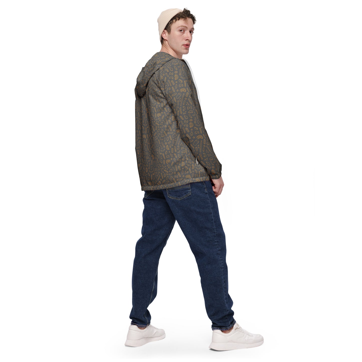 Noodle Men’s windbreaker Grey