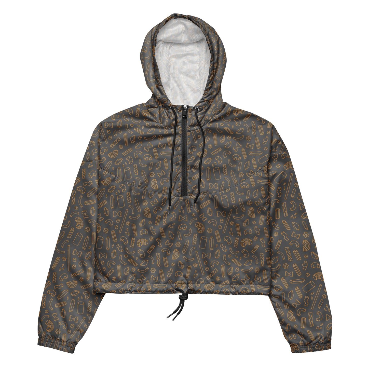 Noodle Women’s cropped windbreaker Grey