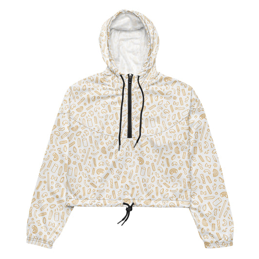 Noodle Women’s cropped windbreaker white