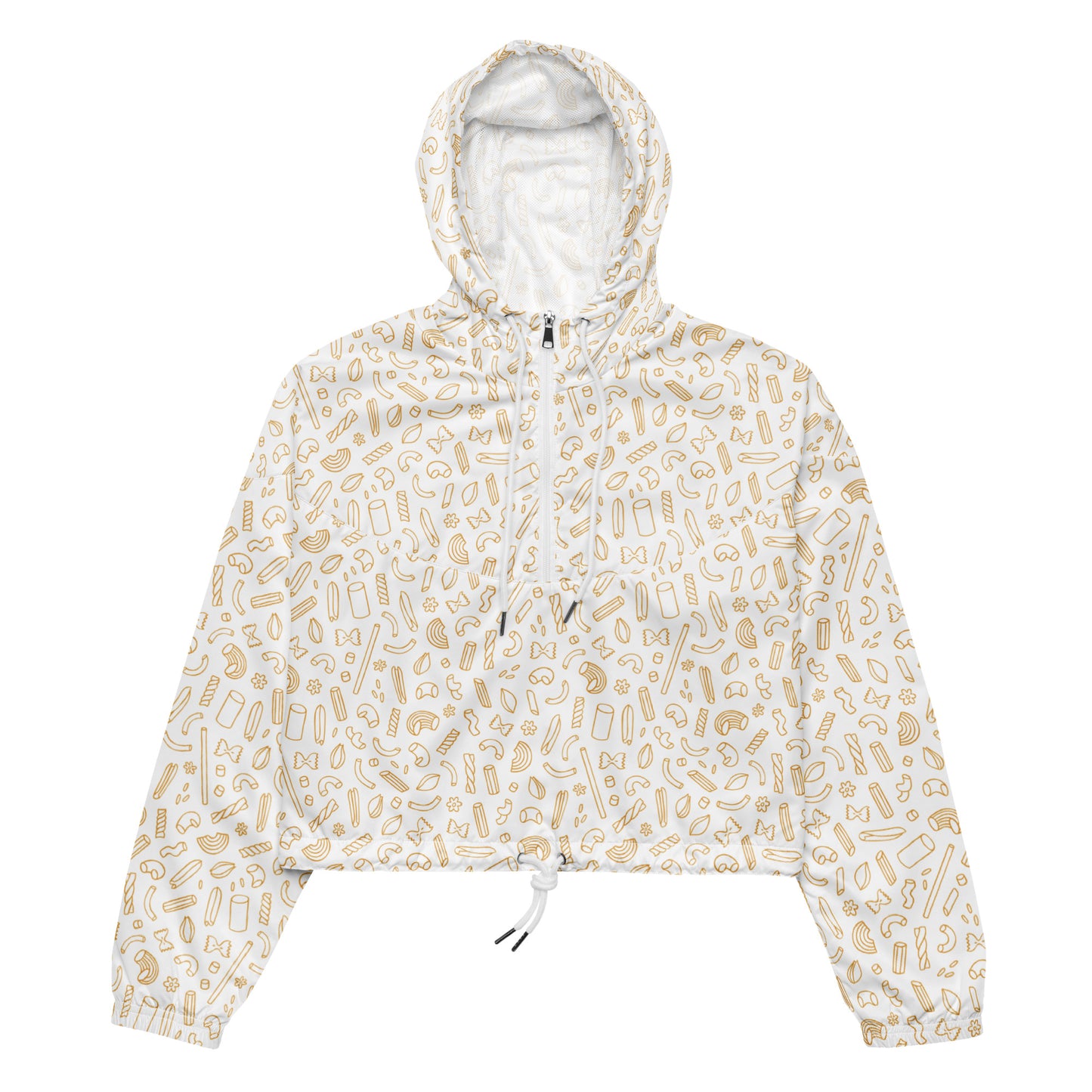 Noodle Women’s cropped windbreaker white