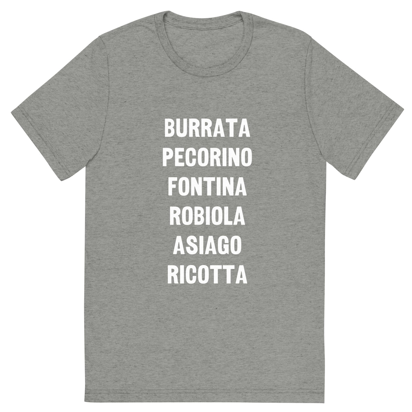 Italian Cheese Unisex Short sleeve t-shirt