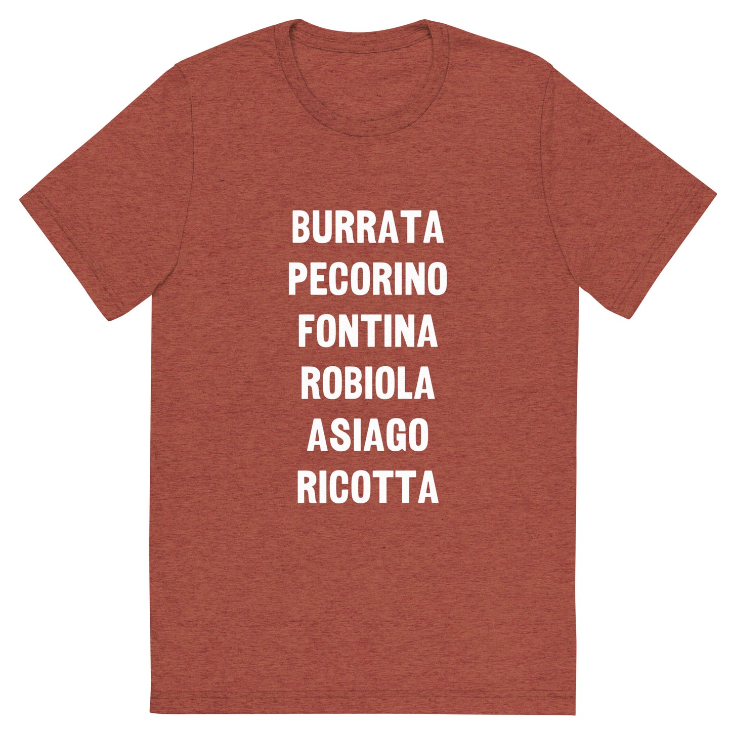Italian Cheese Unisex Short sleeve t-shirt