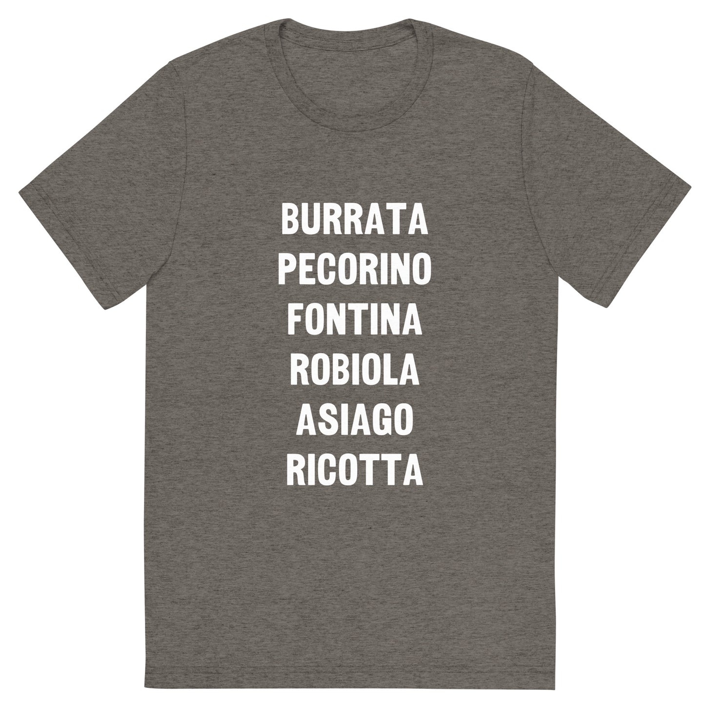 Italian Cheese Unisex Short sleeve t-shirt