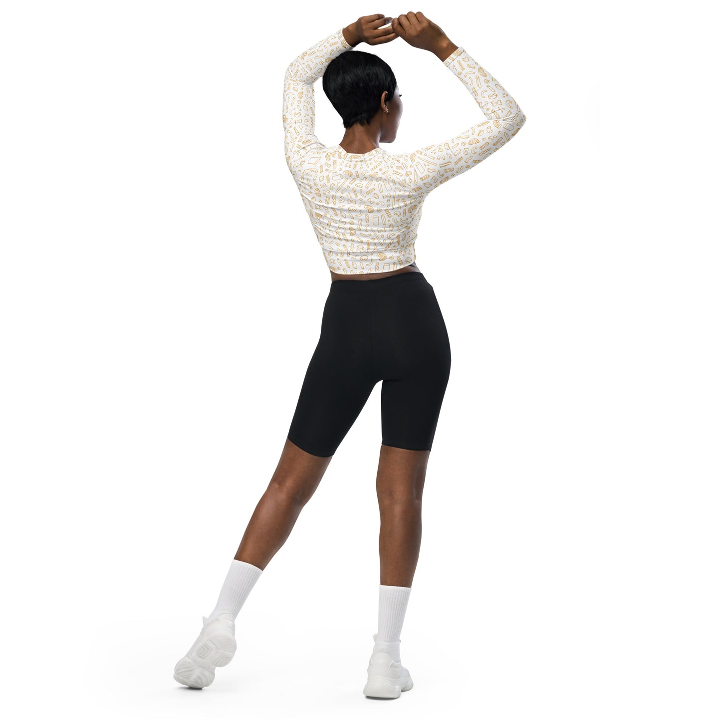 Noodle Recycled long-sleeve crop top