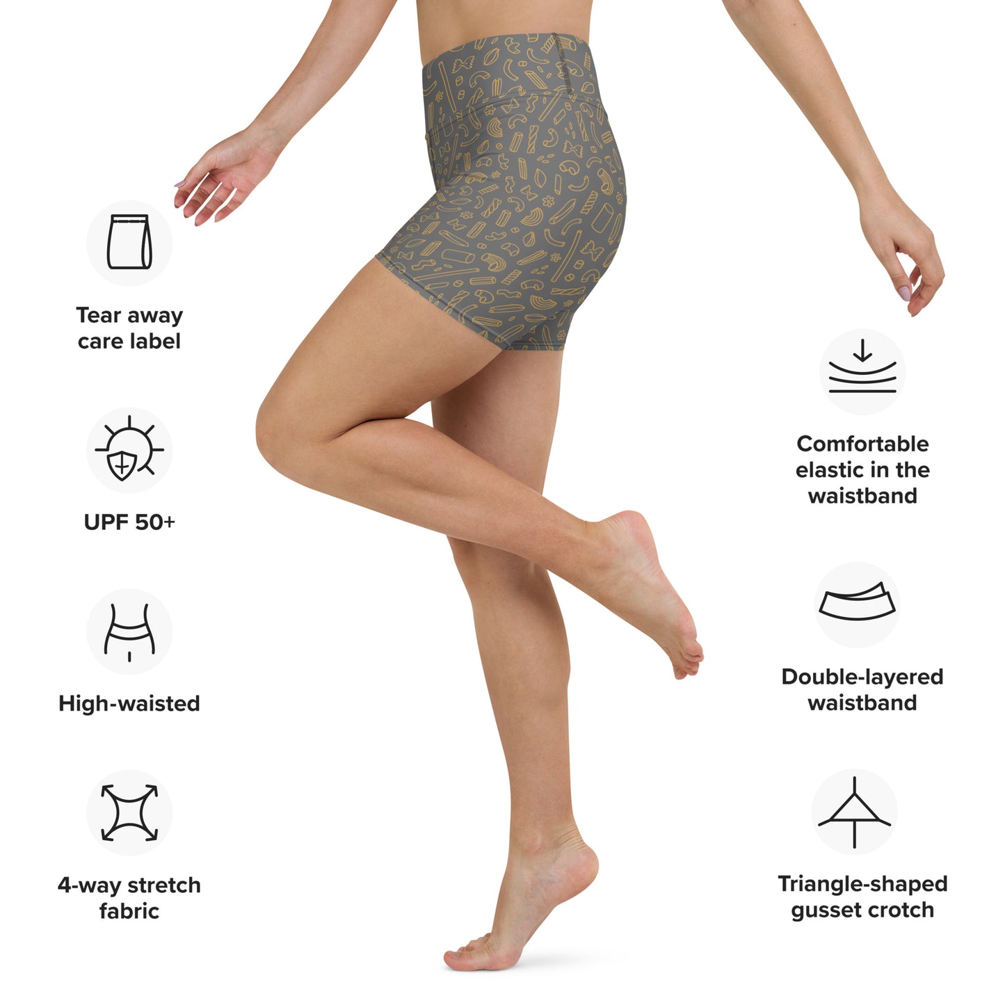 Noodle Yoga Shorts