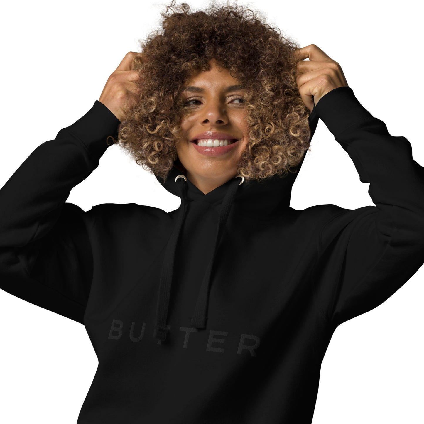 Butter Unisex Hoodie black